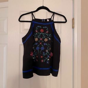 Black Boho Tank